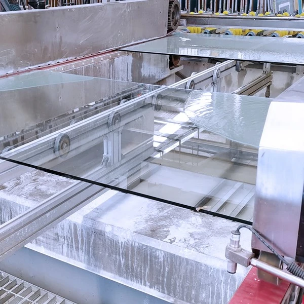 Shower glass edge grinding Shower glass edge grinding