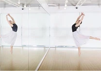 Stórir dansstúdíó speglar